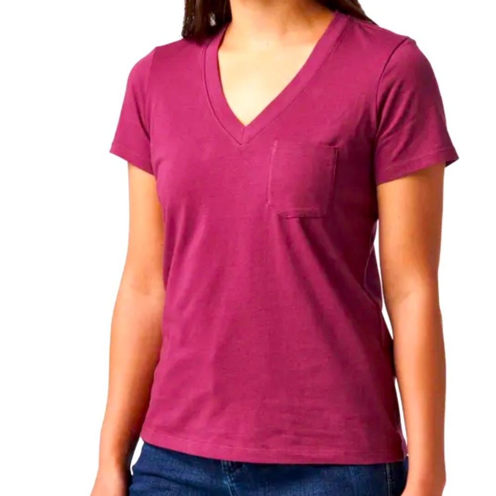5.11 Bailey V-Neck Tee in Night Violet